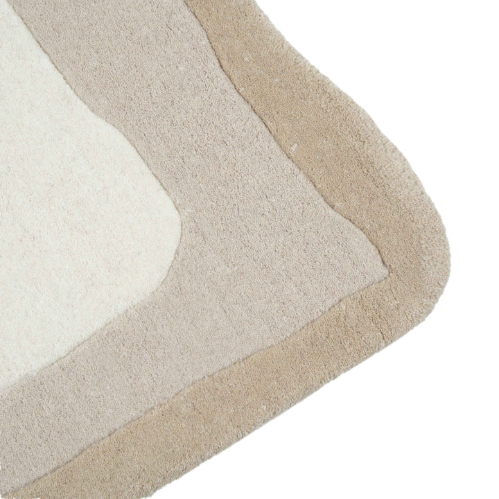 Tarba Rectangular Floor Rug - Tan / 8&