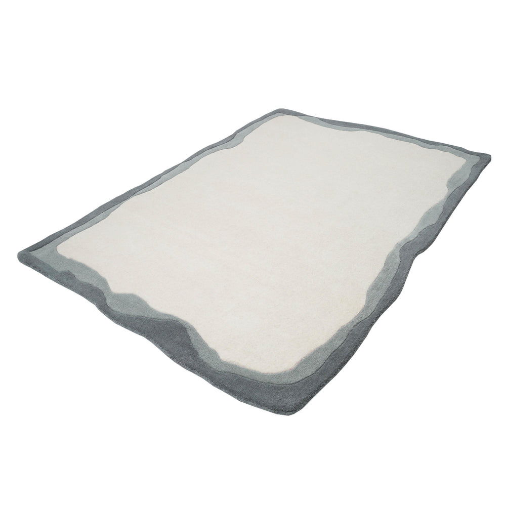 Tarba Rectangular Floor Rug - Grey / 5' x 7'