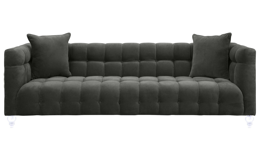 Bea 91" Performance Velvet Tufted Sofa