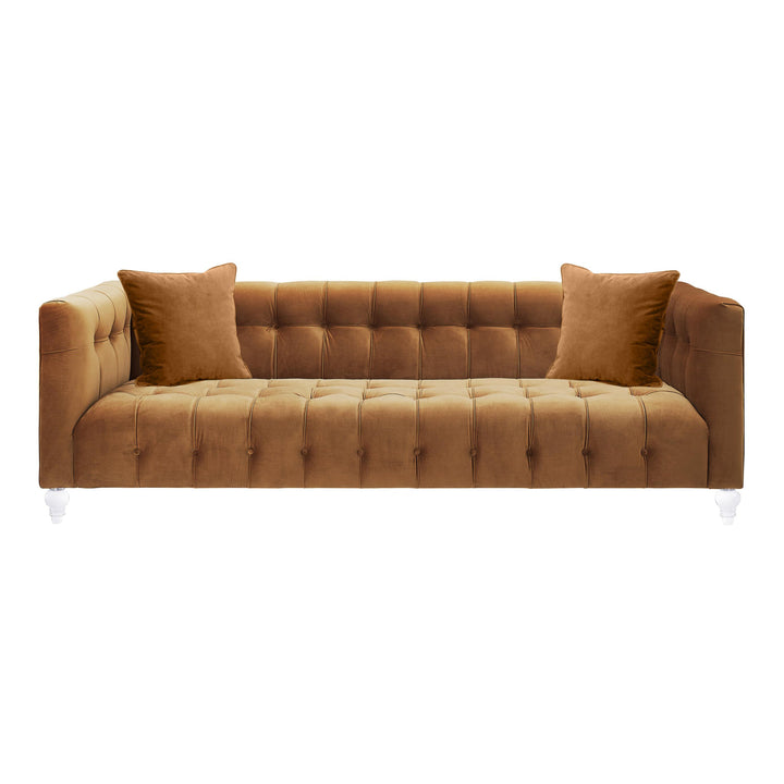Bea 91" Performance Velvet Tufted Sofa