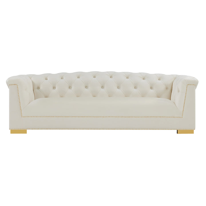 Farah 91" Performance Velvet Sofa by Inspire Me! Home Decor