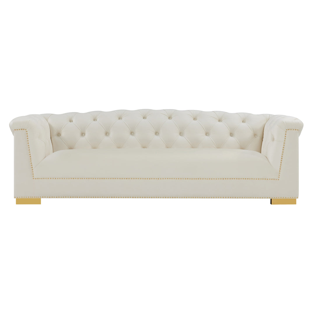 Farah 91" Performance Velvet Sofa by Inspire Me! Home Decor