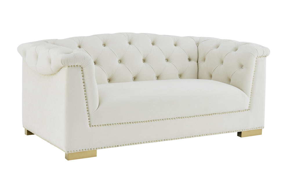 Farah 69" Performance Velvet Loveseat by Inspire Me! Home Decor