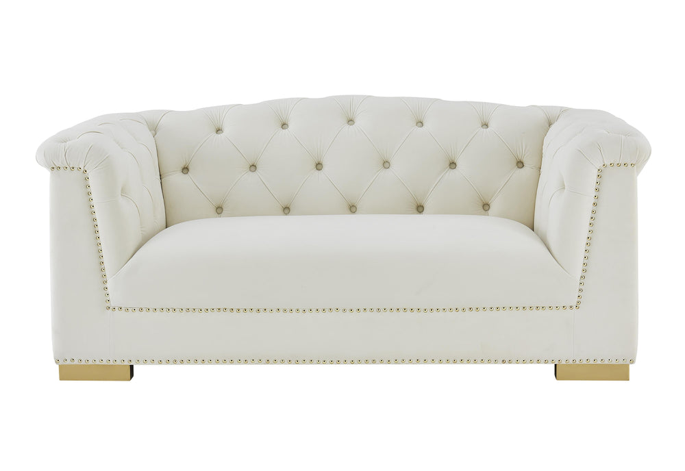 Farah 69" Performance Velvet Loveseat by Inspire Me! Home Decor