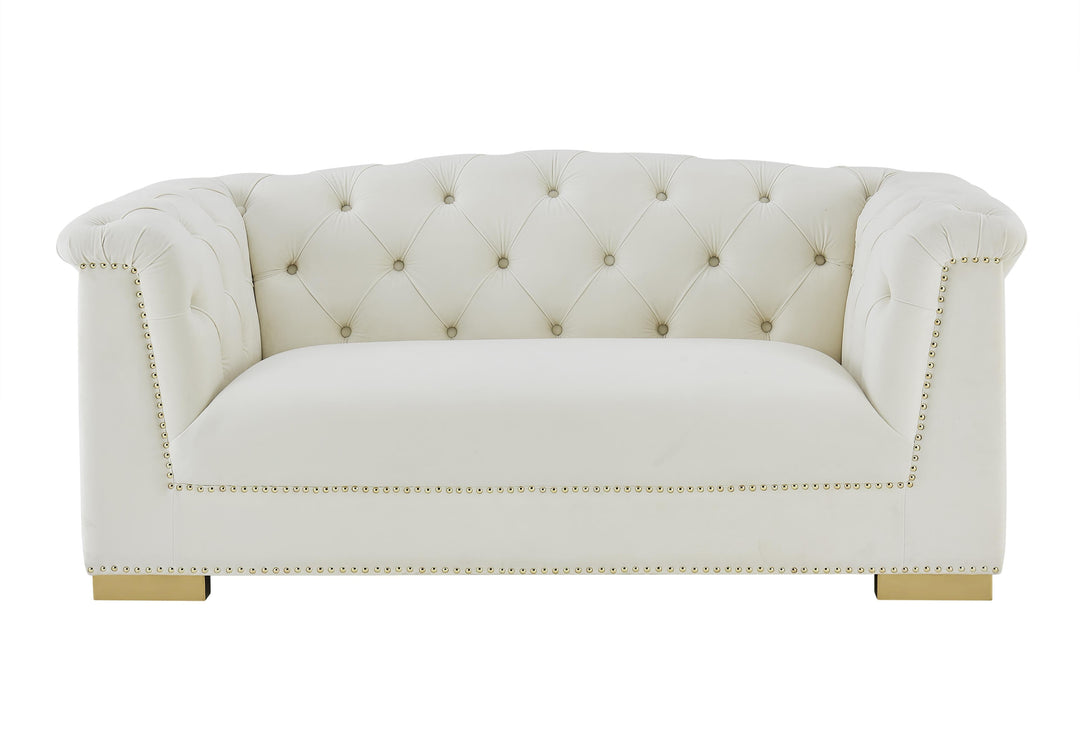 Farah 69" Performance Velvet Loveseat by Inspire Me! Home Decor