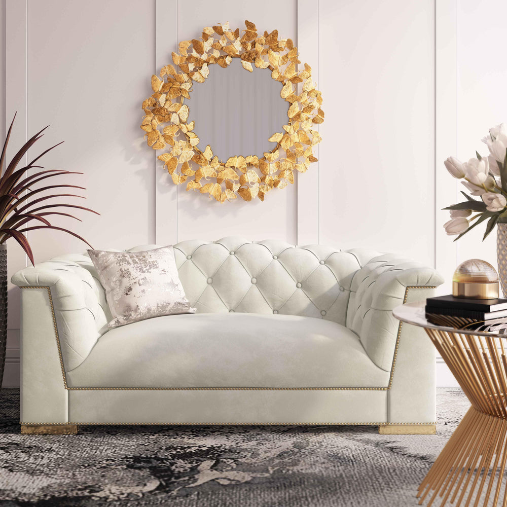Farah 69" Performance Velvet Loveseat by Inspire Me! Home Decor