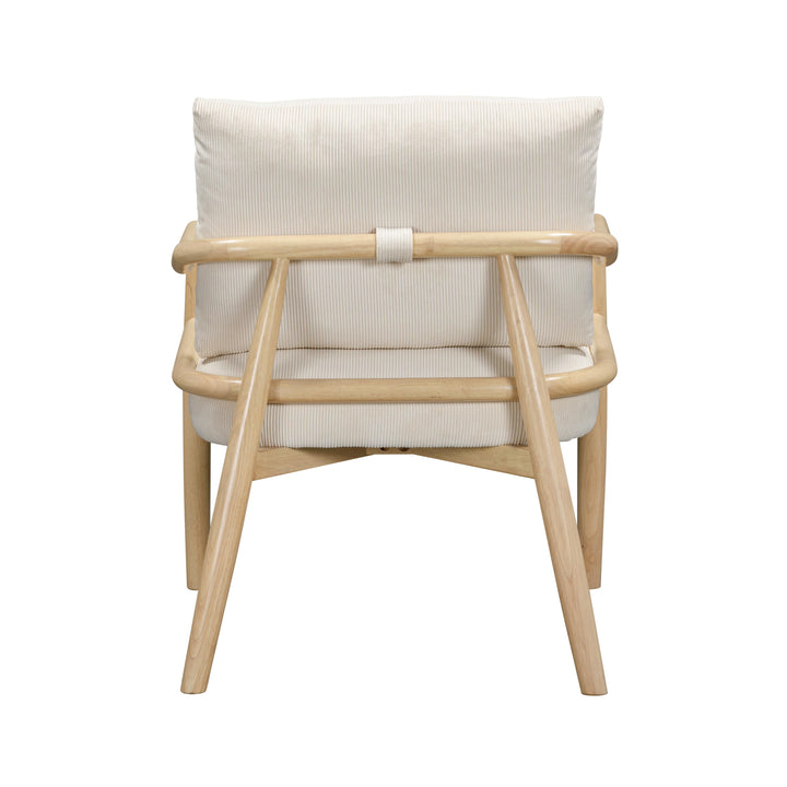 Dixie Cream Performance Corduroy Accent Chair