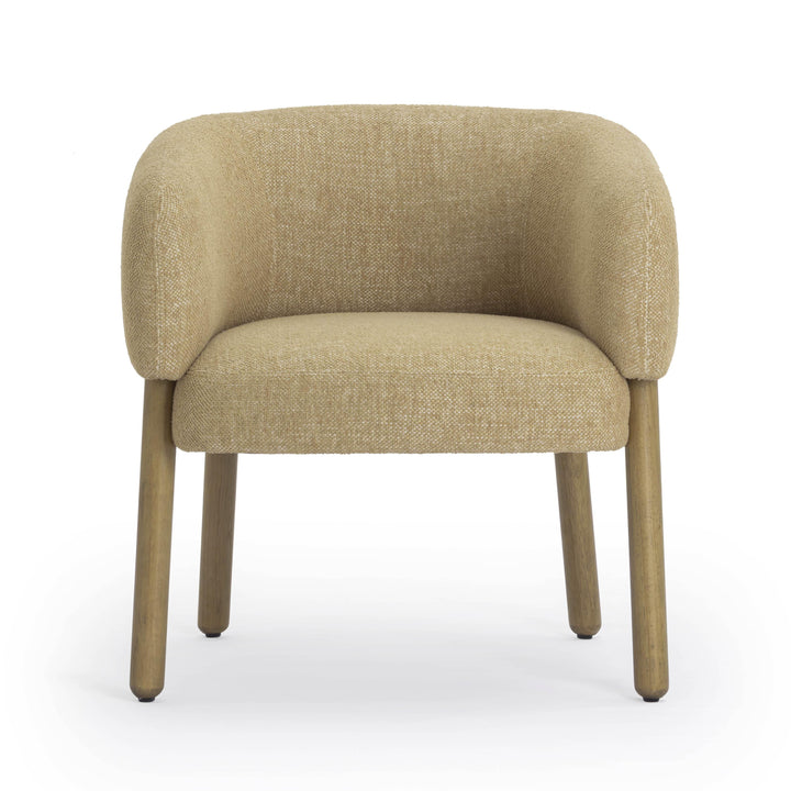 Foxy Textured Performance Fabric Accent Chair