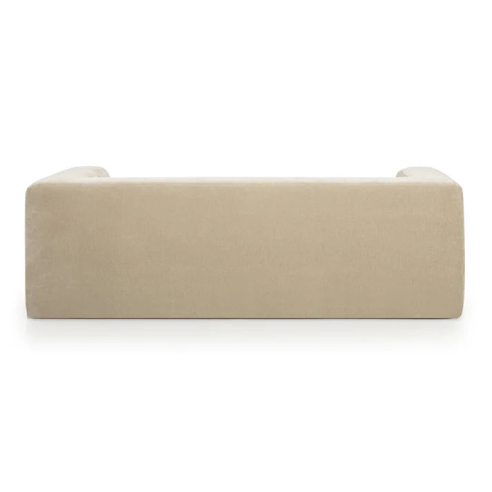 Alder 89" Upcycled Chenille Sofa - Sand