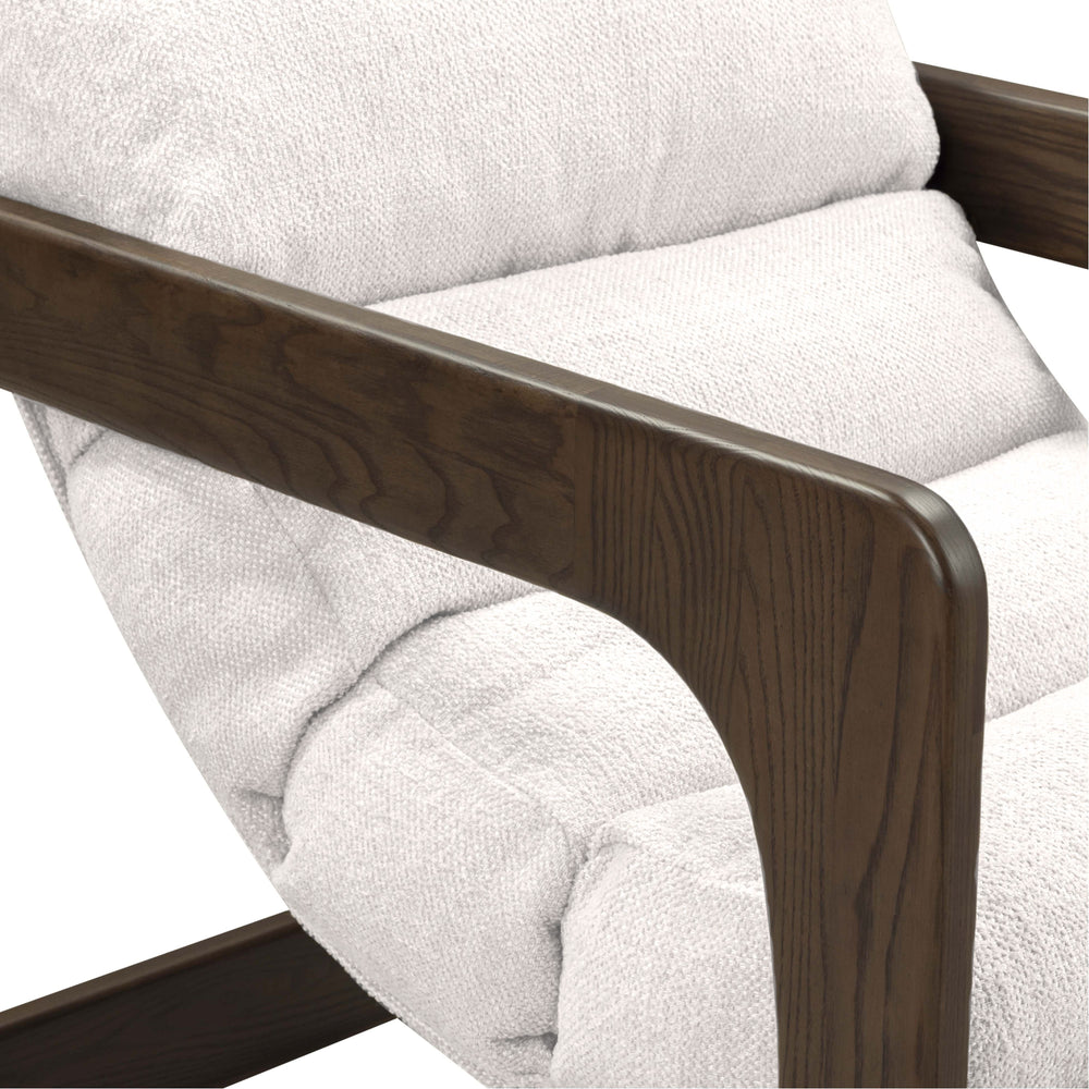 Palma Contract-Grade Textured Weave Fabric Accent Chair