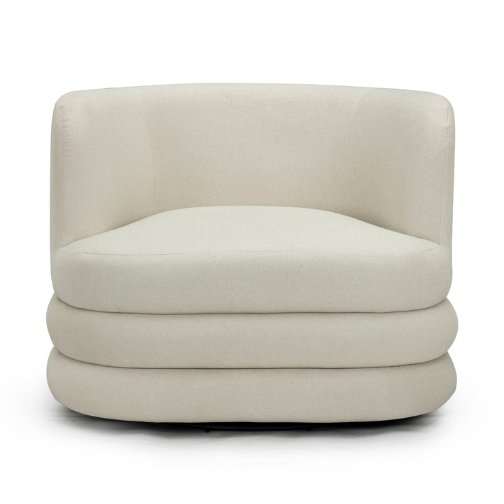 Astor Performance Faux Mohair Swivel Hotel Lounge Chair