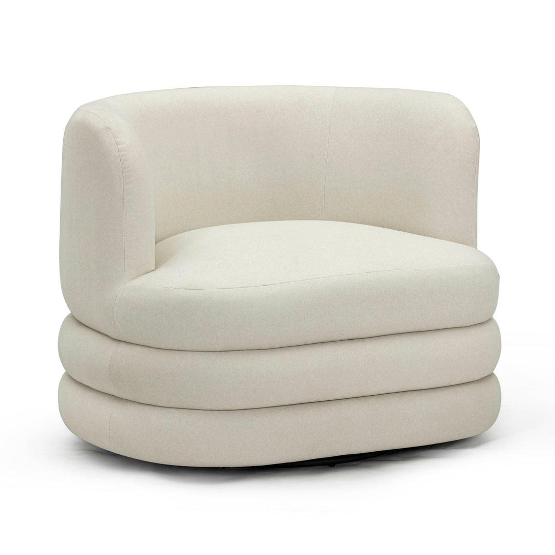 Astor Performance Faux Mohair Swivel Hotel Lounge Chair