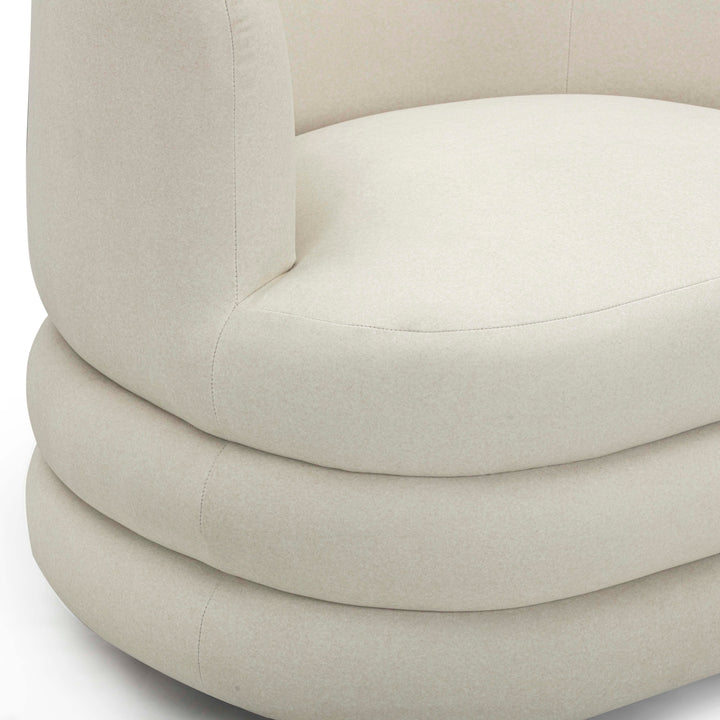 Astor Performance Faux Mohair Swivel Hotel Lounge Chair