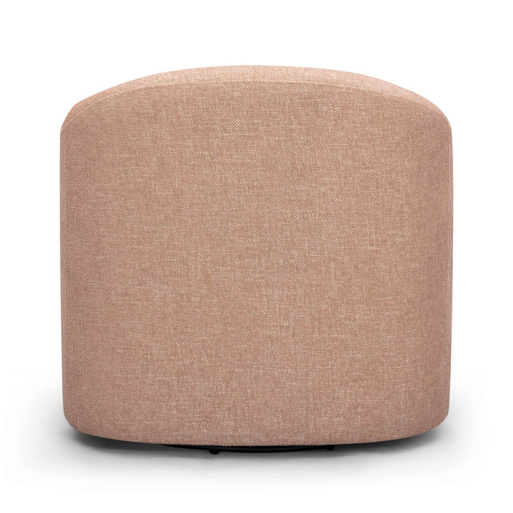 Thao Contract-Grade Basketweave Fabric Swivel Accent Chair
