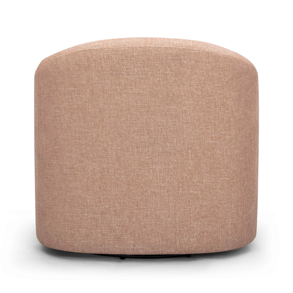 Thao Contract-Grade Basketweave Fabric Swivel Accent Chair