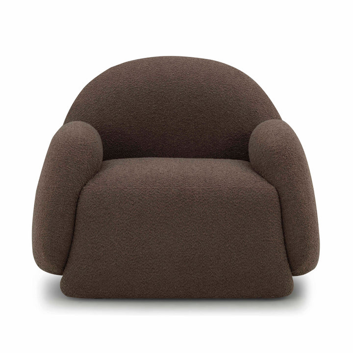 TOV Furniture Marius Brown Boucle Accent Chair