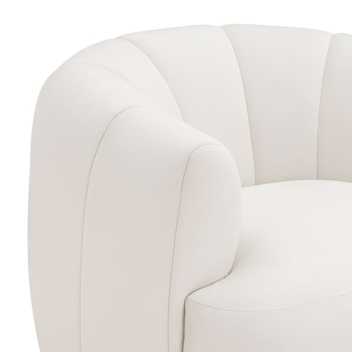 Jasmine Performance Velvet Swivel Accent Chair
