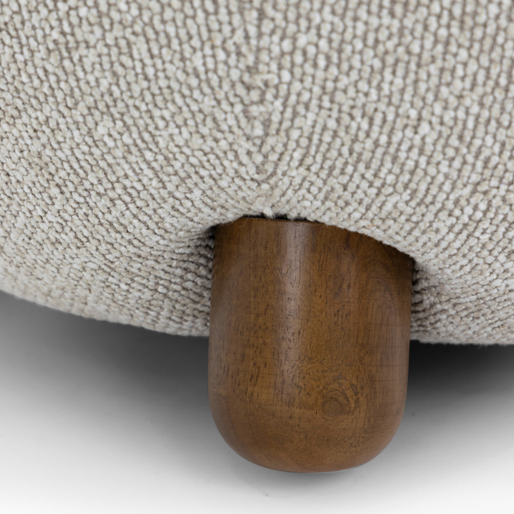 Pucker Warm Grey Performance Boucle Accent Chair