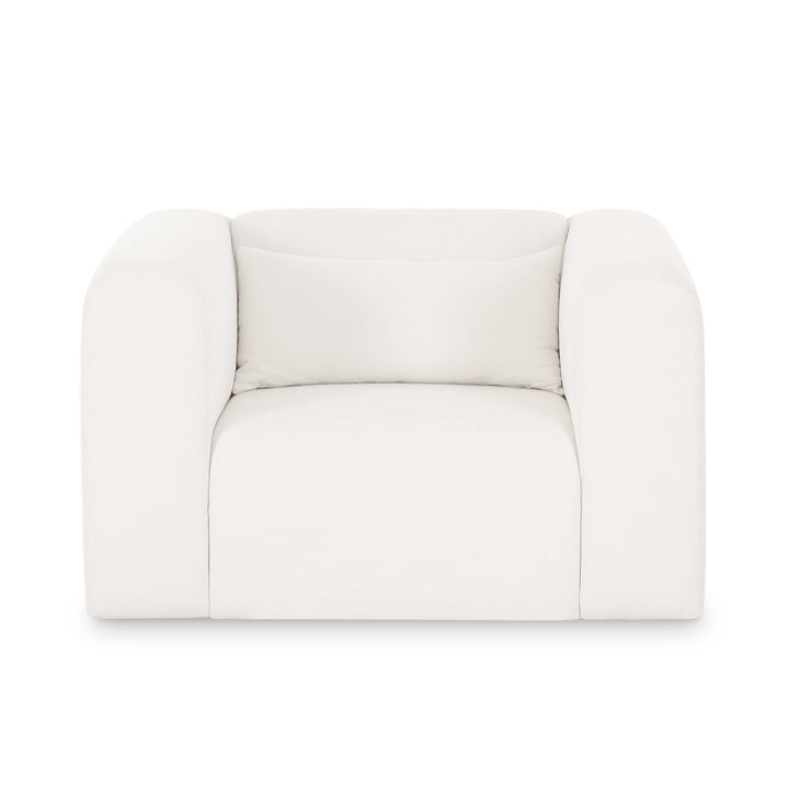 Tarra Cream Performance Chenille Accent Chair