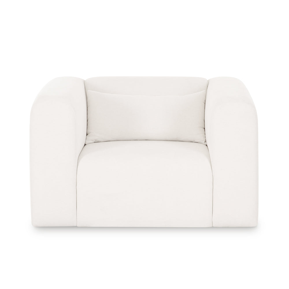 Tarra Cream Performance Chenille Accent Chair