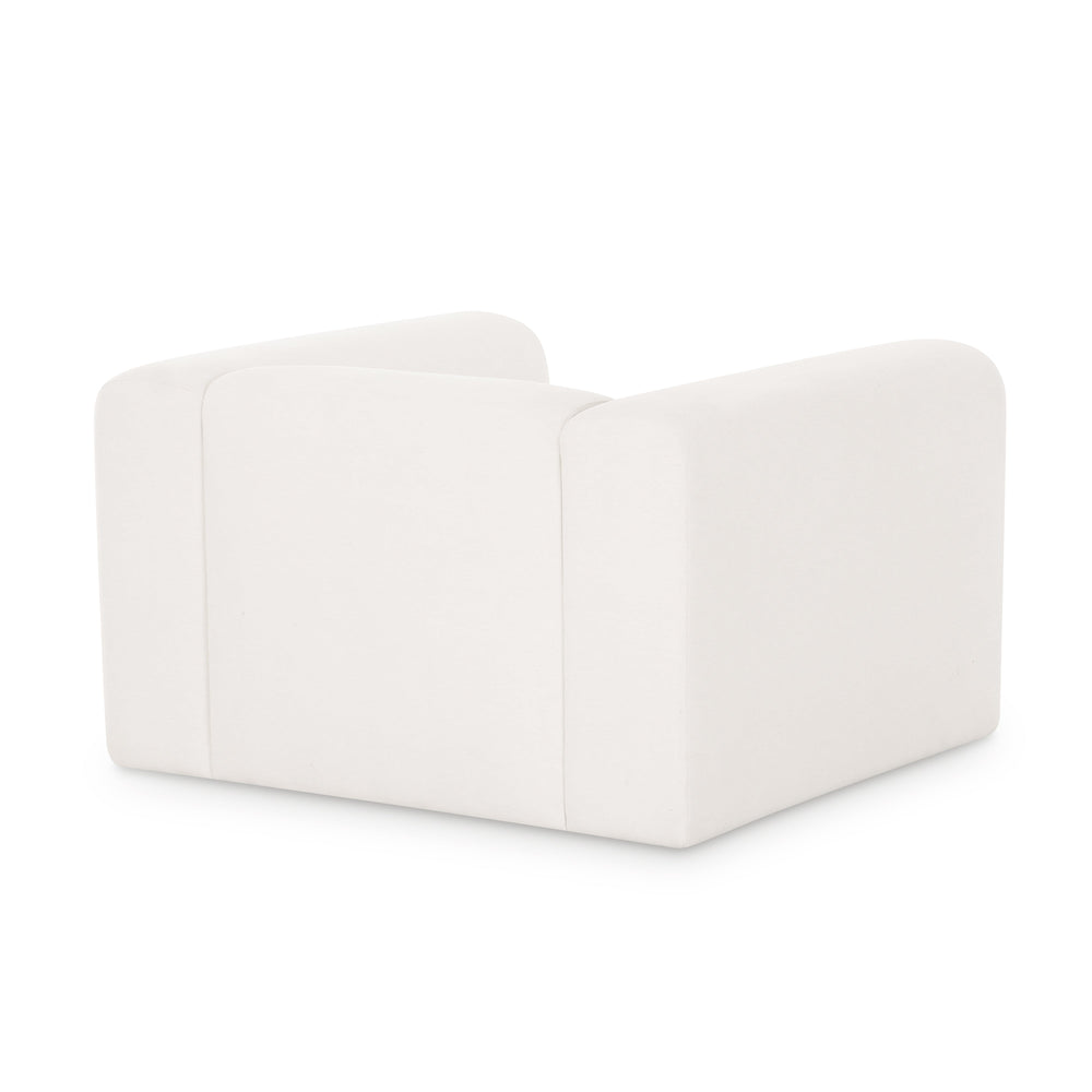Tarra Cream Performance Chenille Accent Chair