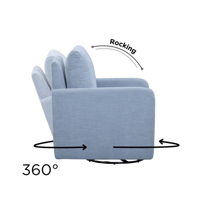 Nancy Nursing Chair - Blue