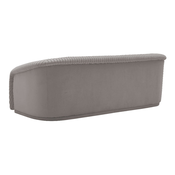 Yara 90.6" Pleated Performance Velvet Sofa