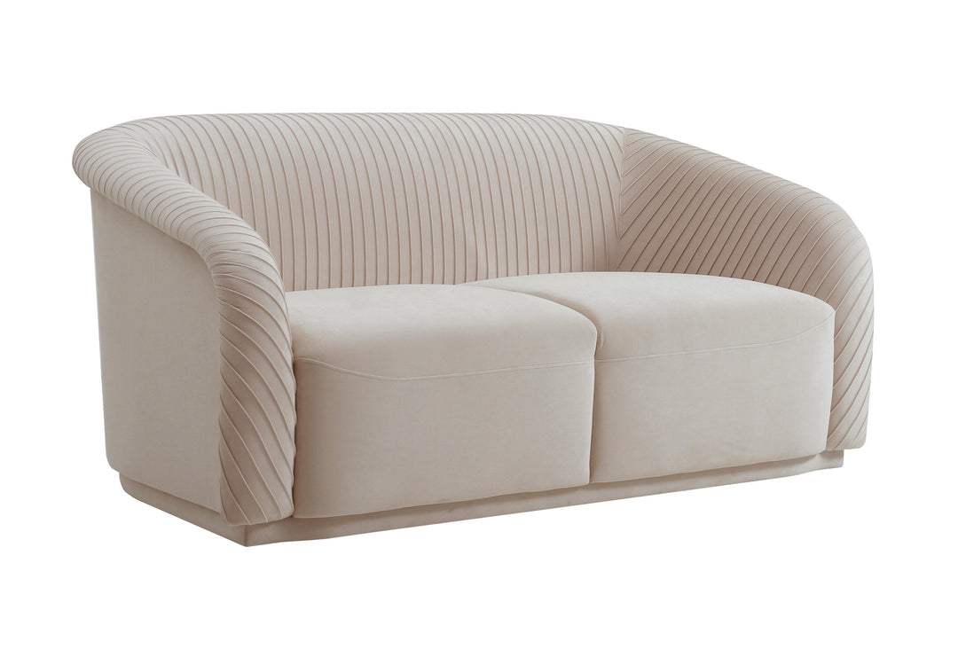 tov-furniture-tov-s6484-yara-pleated-beige-velvet-loveseat