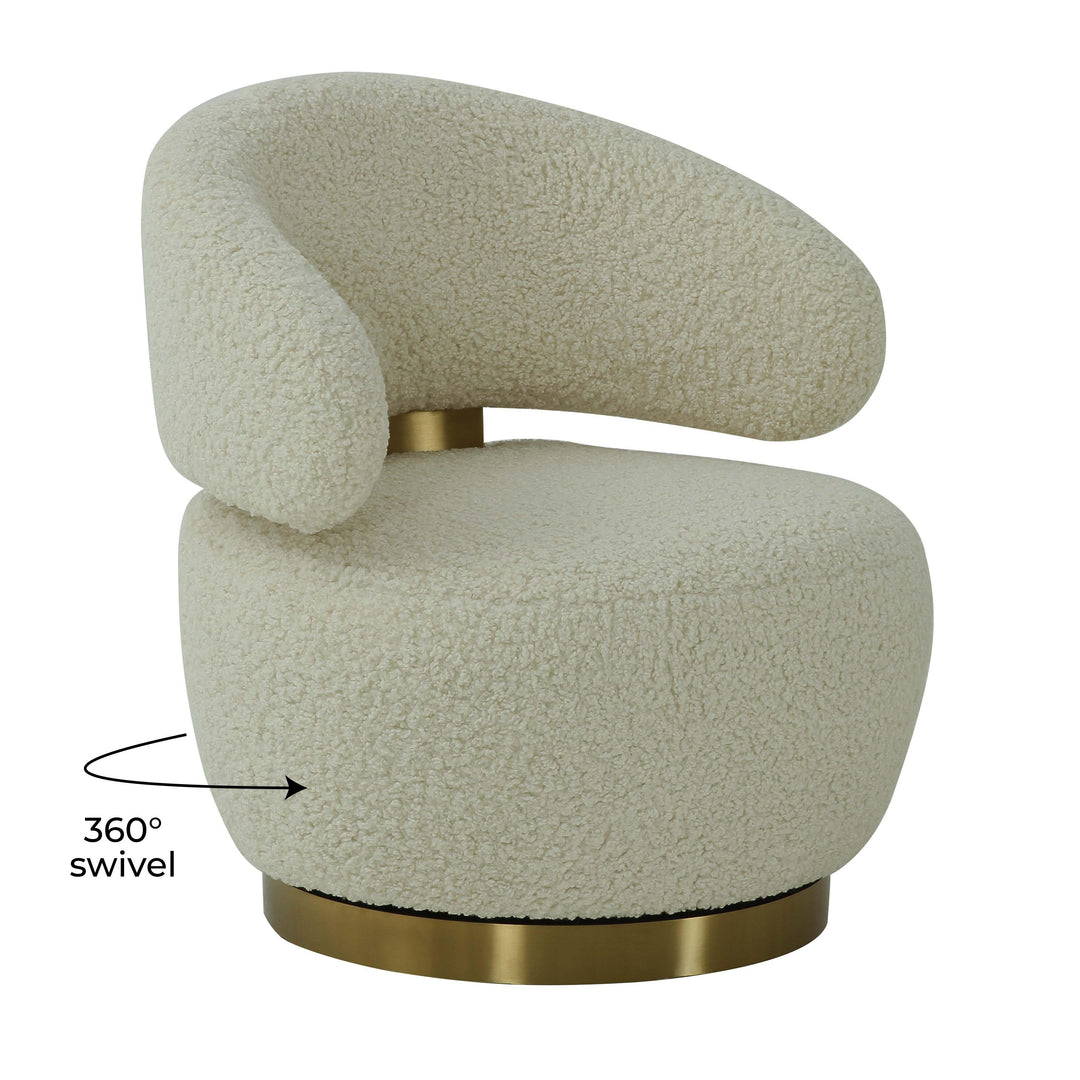 Austin Performance Fabric Swivel Accent Chair