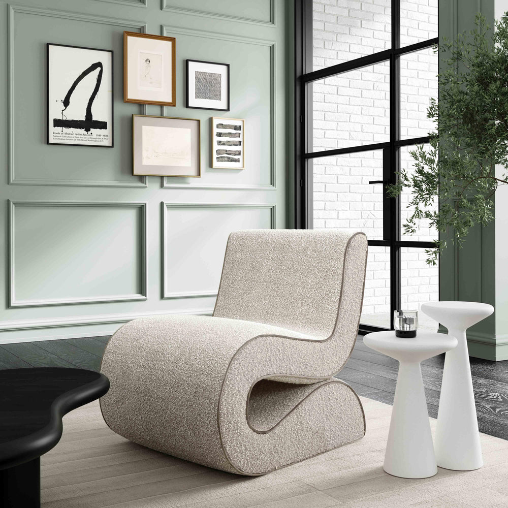 Senna Performance Fabric Accent Chair - Grey