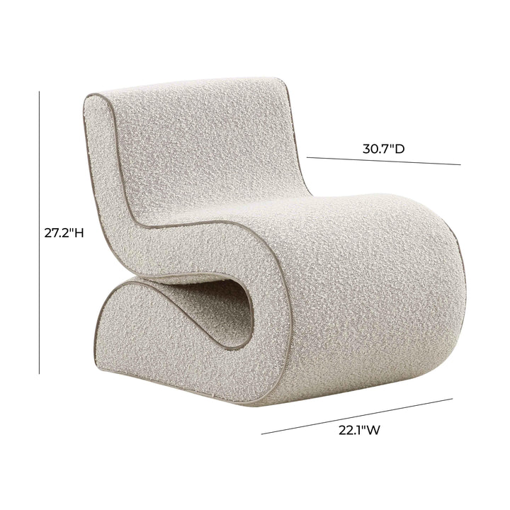 Senna Performance Fabric Accent Chair - Grey