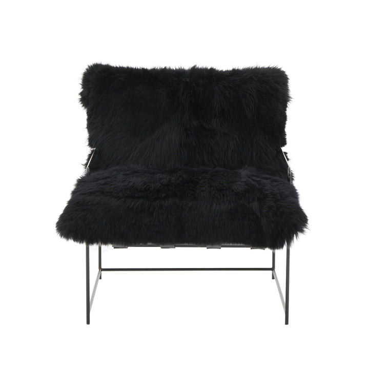 Kimi Genuine Sheepskin Accent Chair