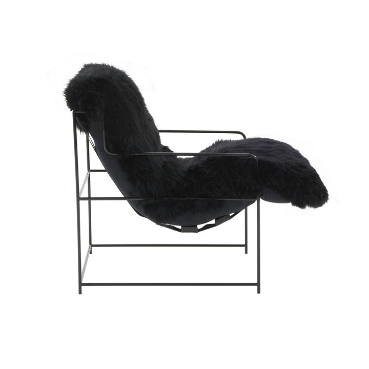 Kimi Genuine Sheepskin Accent Chair