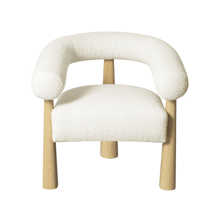 Spara Performance Boucle Accent Chair - Cream