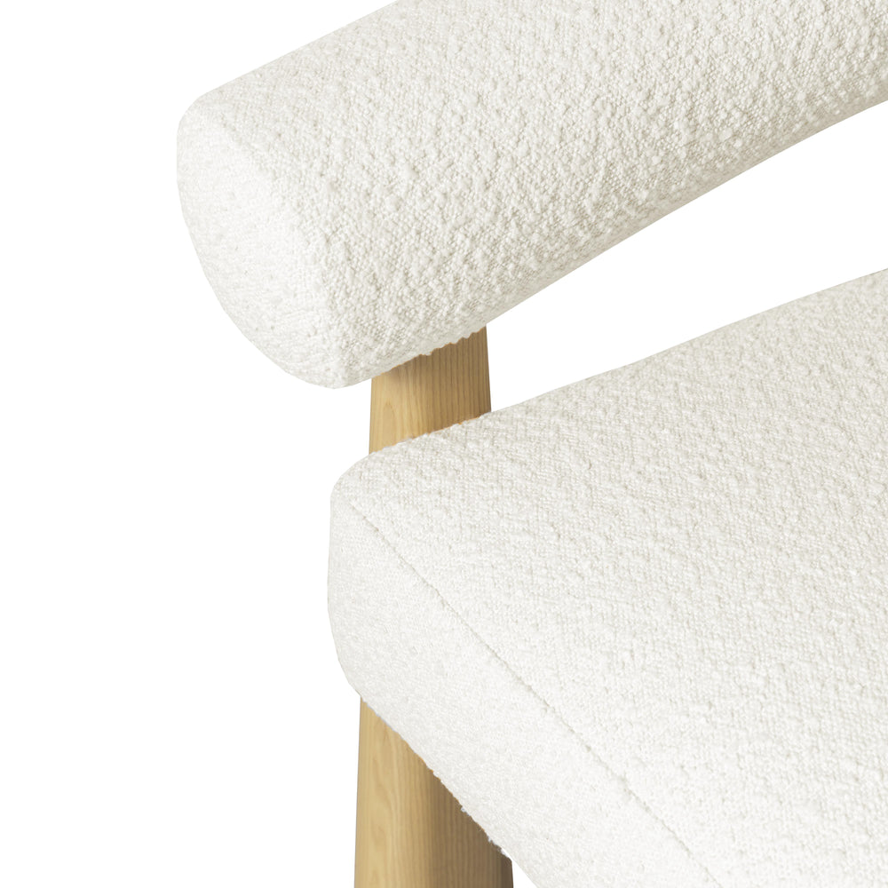 Spara Performance Boucle Accent Chair - Cream