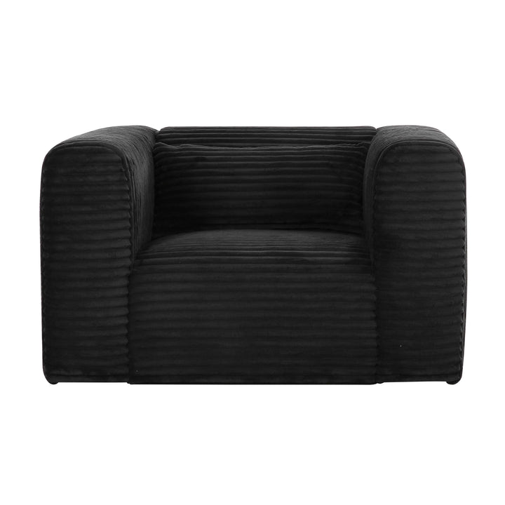 Tarra Fluffy Oversized Performance Corduroy Accent Chair