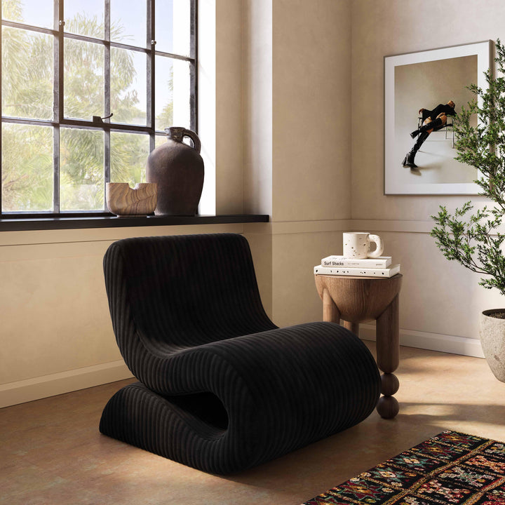 Senna Performance Oversized Corduroy Accent Chair