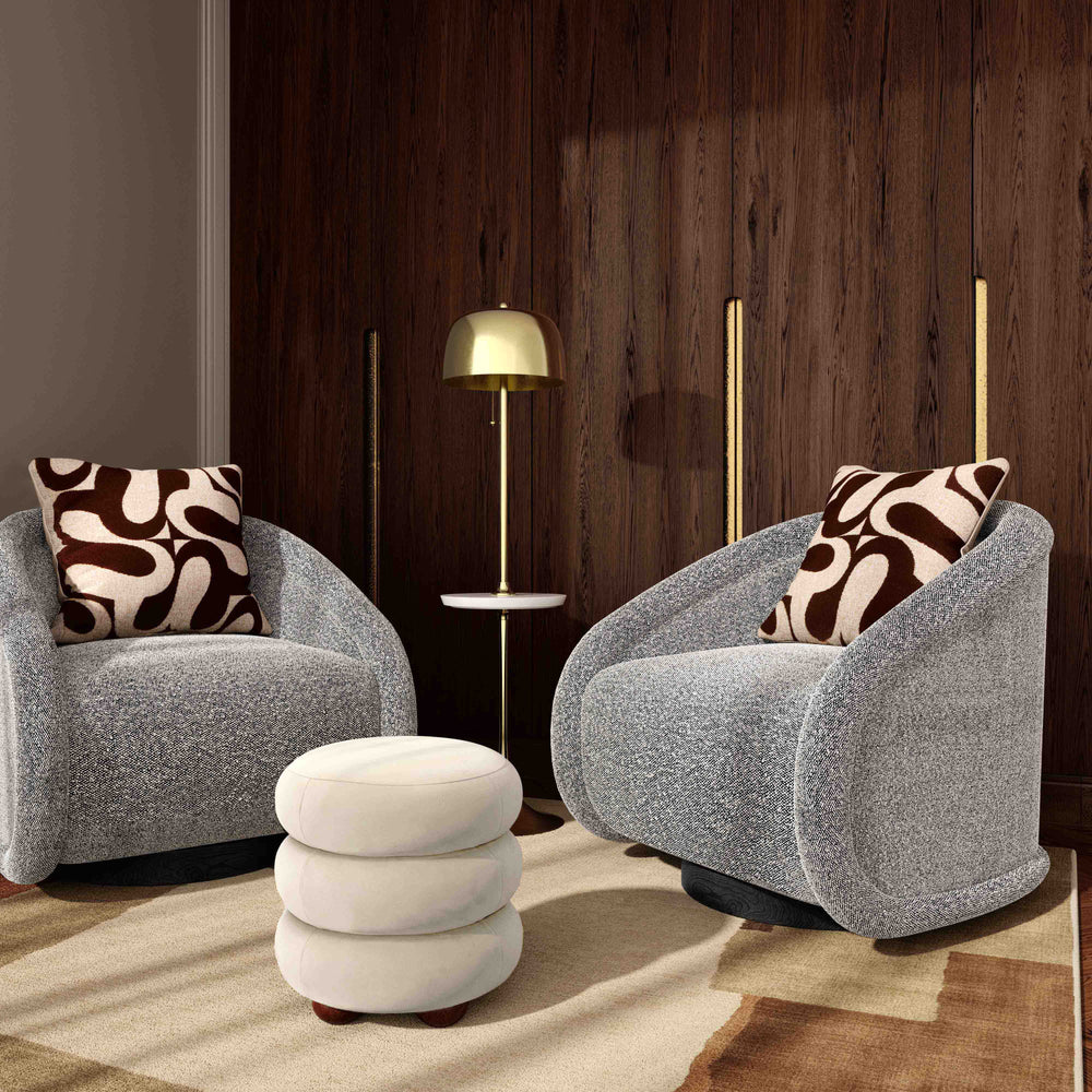 Rory Performance Boucle Swivel Accent Chair