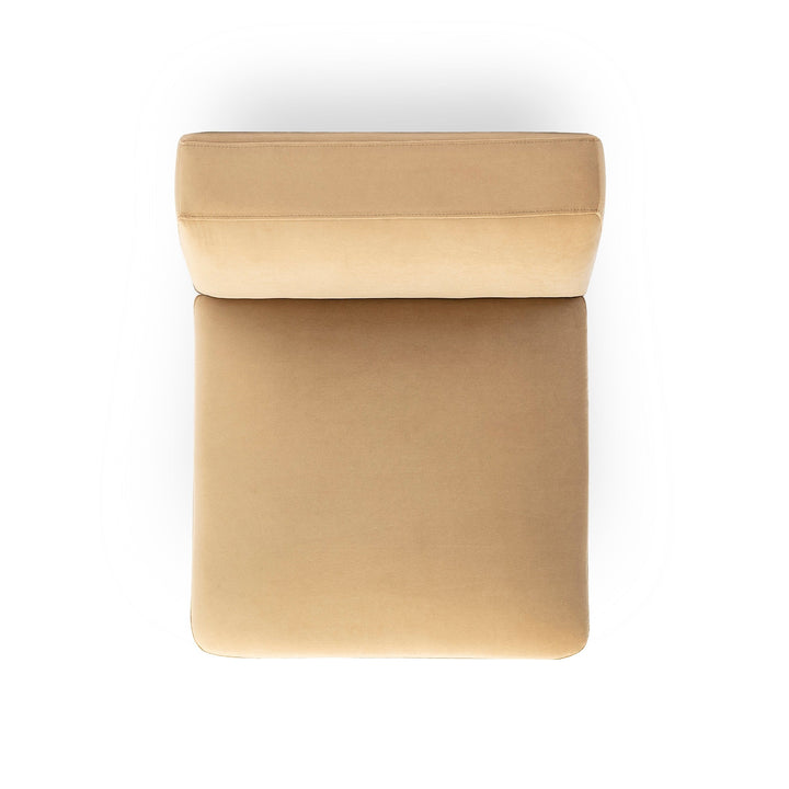 Perry Modular Armless Chair - Tan