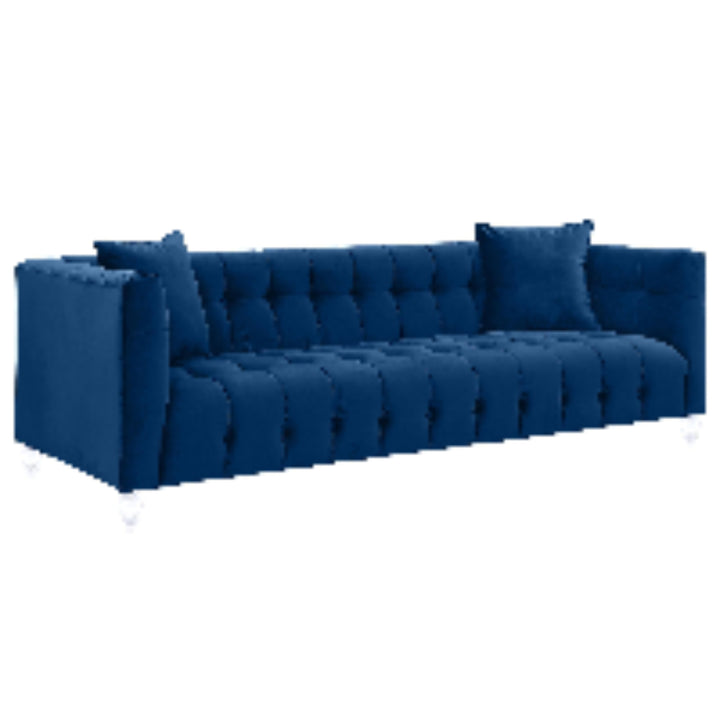 Bea 91" Performance Velvet Tufted Sofa
