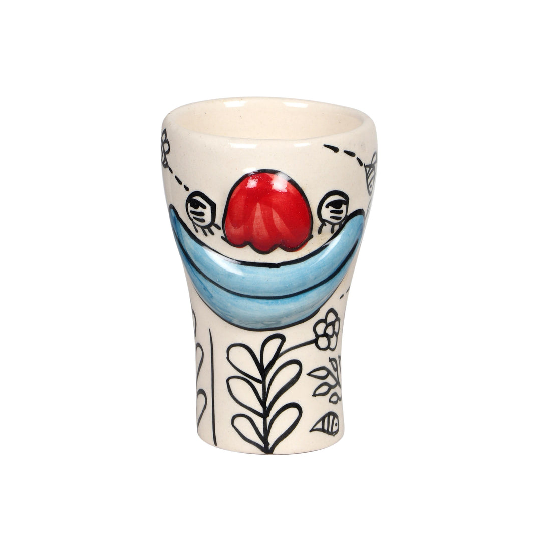 TOV Furniture Velma 'Goofy' Ceramic Glasses - Set of 4