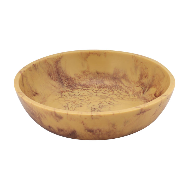 Mera Mustard Yellow Resin Serving Bowl