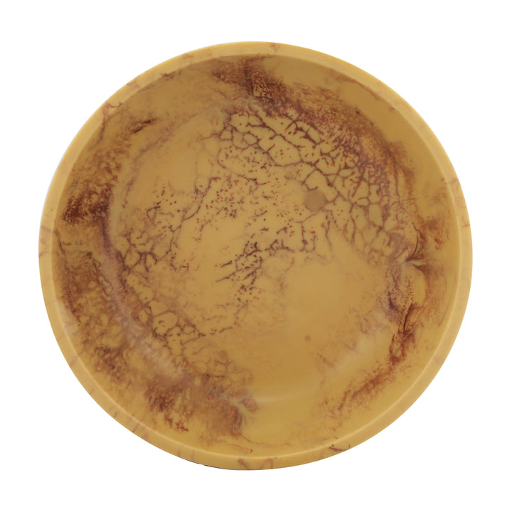 Mera Mustard Yellow Resin Serving Bowl