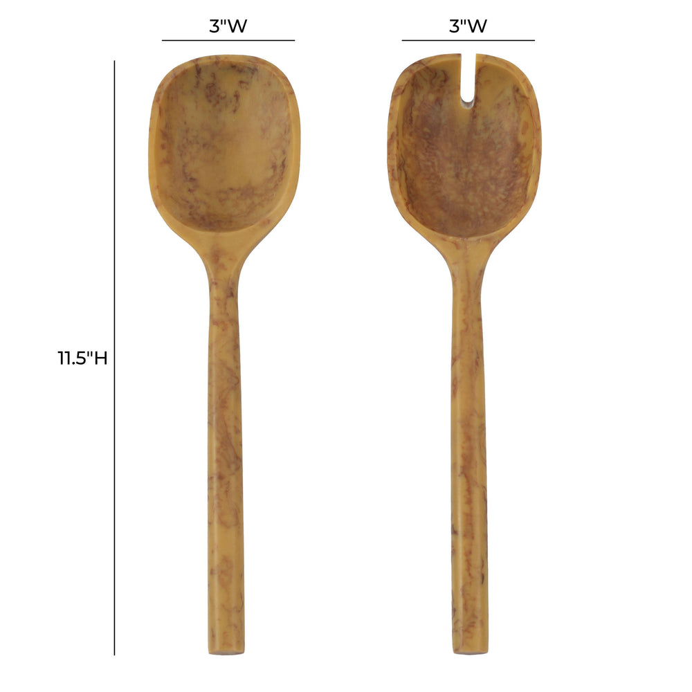 Mera Resin Serving Spoons - Set of 2