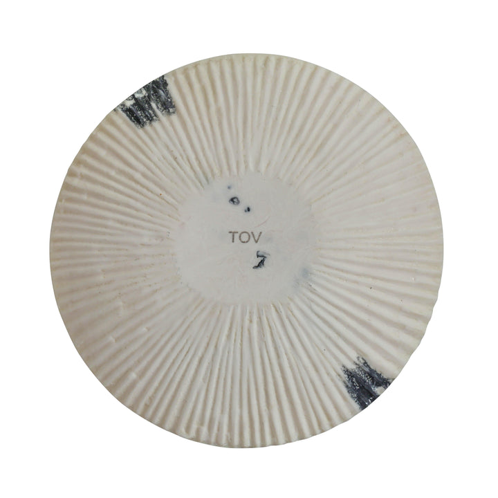 Ikani Black &amp;amp; White Resin Serving Plate