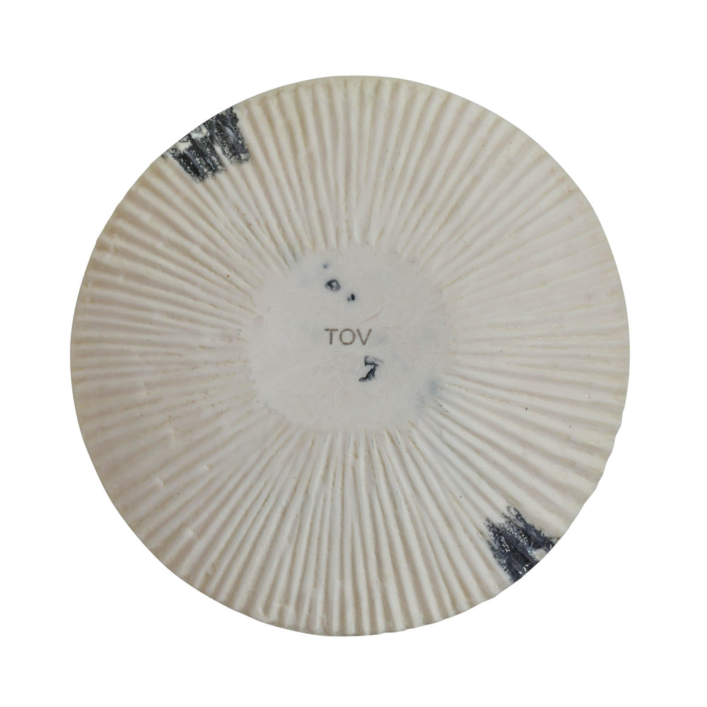 Ikani Black &amp; White Resin Serving Plate