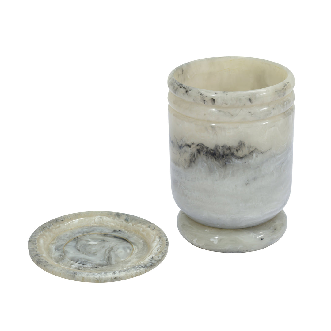 Channeled Swirl Onyx Resin Kiddush Cup