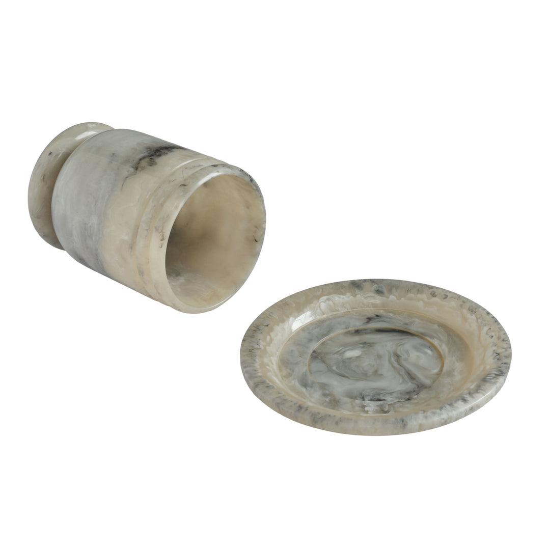 Channeled Swirl Onyx Resin Kiddush Cup