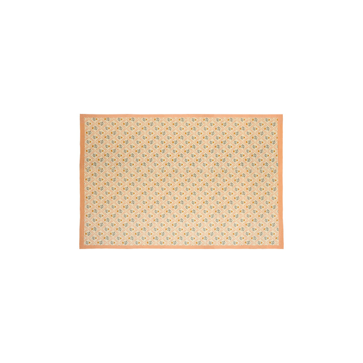 Dolce Blush Natural Cotton Table Cloth - 70" x 120"