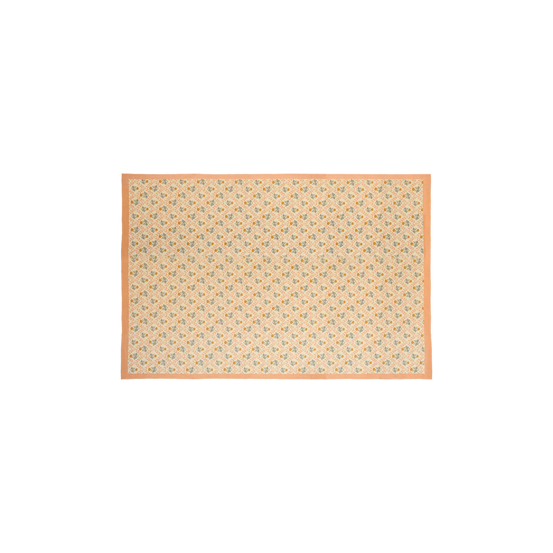 Dolce Blush Natural Cotton Table Cloth - 70" x 120"